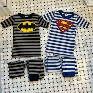 BATMAN/SUPERMAN KIDS PJ SET